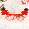 Nuevos Lentes Lindos de Astas de Navidad para Niños Vacaciones Navidad Marco de Alce Disfraz Atmósfera Papá Noel