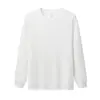 Sudadera de Algodón Pesado Color Sólido Estilo Japonés Cuello Redondo Unisex Holgada Gruesa Sencilla Top de Pareja Manga Larga