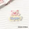 Dibujos Animados Brillo Lindo Cerdo DIY Accesorios de Resina Pequeño Pegamento de Crema Pasador Funda de Teléfono Móvil Hebilla de Zapato
