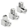 Acero Inoxidable 304/316 Codo Roscado Interno y Externo Reductor para Manómetro 90 grados Codo de Ángulo Recto CNC Conectores