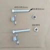 Base de asa plegable plataforma rodante base de barandilla bisagra varilla de tracción soporte de fijación trípode accesorios de remolque