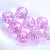 Contas Acrílicas Transparentes Galvanizadas com UV Perfuradas em Formato para DIY Pulseira de Contas Artesanal Colar Acessórios