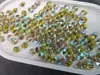 Broca Satélite de Agujero Único 8mm Broca de Vidrio de Cristal Platillo Volador Color Mágico Electroplateado Accesorios de Ropa con Cuentas DIY