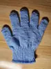 Guantes de Baño Exfoliantes, 18 cm de Largo, Tejidos de Poliéster, 5 a 7 Tipos de Colores, Guantes Suaves para Exfoliar en la Ducha para Limpieza Corporal