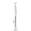Cuchillo y tenedor de acero inoxidable 304, cuchara elegante con forma de martillo para postre, tenedor y grietas, vajilla occidental, cuchillo para comida occidental, cuchillo para carne de hotel.