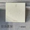 Tarjetas de papel para pendientes de vainilla, tarjetas de papel perfumadas para pendientes, accesorios para horquillas, collares, pulseras, accesorios para el cabello, gomas para el cabello, Exhibidor de empaque