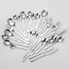 Venta al por mayor de Acero Inoxidable 304 Vajilla Doméstica Hotel Estilo Occidental Cuchara para Hielo 1010 Vajilla Occidental Set de Cuchillo, Tenedor y Cuchara para Steak