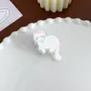 Novo clipe de vedação de gato coração de menina clipe de pp ins menina estudante clipe de cauda longa clipe para notas pequenas estilo fofo