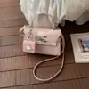 Bolso Kelly Original de Alta Gama con Patrón de Cocodrilo para Mujer, Bolso de Mano de Moda y Versátil para el Trabajo, Bolso Cruzado Trapezoidal