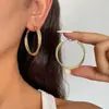 Estilo Metal Europeu e Americano Três Camadas Torcidas Argola de Orelha Prateada Argola de Orelha Cruzada Simples Moda Brincos Geométricos Brincos de Alta Qualidade para Mulheres