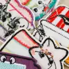 Nuevos y peculiares parches bordados de dibujos animados con lindos diseños de consolas de videojuegos alienígenas, perfectos para decoración DIY y aplicación termoadhesiva; disponible al por mayor