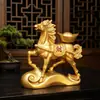 [Fábrica de Origen] Adorno Giratorio de Aleación: Caballo trayendo fortuna y prosperidad, ideal para regalos de inauguración de casa y de negocios