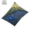 Processamento de Mosquiteiro Triângulo Personalizado para Acampamento ao Ar Livre Portátil Anti-mosquito Viagem Parque Lazer Tenda com Porta com Zíper