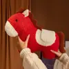 Almohada de Caballo Linda con Forma Especial Cojín de Asiento para Oficina Respaldo Lumbar para Cintura Cojín de Sofá Soporte Lumbar para Coche Regalo del Año del Caballo