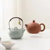 Juego de Té de Cinco Hornos Famosos con Una Tetera y Cuatro Tazas, Juego de Regalo con Opciones de Logo, Regalo de Lujo de Alta Gama