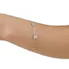 Pulsera de Acero de Titanio con Corazón y Estrella de Cinco Puntas de Lujo Ligero para Mujer Estilo Fresco Ins Joyería de Mano Versátil y a la Moda