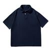 230g Algodón Perlado Camisa POLO para Hombre y Mujer Sencilla Estilo Hong Kong Marca de Moda Solapa de Hombro Personalizable Liso POLO