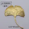 Pintura Decorativa Resina Tridimensional Criativa Semi-circular Bola Cabaça Acessórios Peixe Pequeno 1 Par Folha de Ginkgo Decoração de Parede de Cabeceira Ornamento Pendurado
