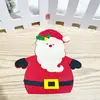 Decoraciones de Navidad tela no tejida pequeño colgante muñeco de nieve anciano Campana decoración de árbol de Navidad regalo de Navidad adornos DIY