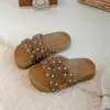 Sandalias tipo Birkenstock de Suela Gruesa, Punta Abierta, Lunares Casuales Versátiles para Niñas Francesas, Pantuflas, Calzado de Exterior, Nuevo Verano 2026, Zapatos de Playa