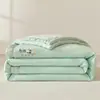 Colcha de Algodão de Xinjiang, Colcha de Verão, Colcha Refrescante de Verão Estilo Muji, Colcha de Ar Condicionado, Colcha Fina, Núcleo Lavável, Solteiro/Casal, Dormitório, Uso Doméstico