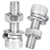 Tuerca de tornillo de cabeza cilíndrica hexagonal de acero inoxidable 304, adecuada para perno de cabeza ahuecada hexagonal, tuerca de almohadilla plana