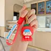 Figuritas de llavero de goma blanda de anime de dibujos animados, colgantes para mochila, accesorios para bolsos, pequeños adornos, al por mayor en stock para tiendas
