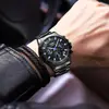 Relojes para Estudiantes para Hombre Dropshipping, Correa Multifuncional de Acero Inoxidable, Reloj al por Mayor Transfronterizo Estilo Caliente Luminoso