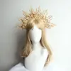 Lolita Anjo Virgem Coroa Dourada e Prateada Halo Pacote de Materiais Adereços para Performance de Palco Acessórios para Cabeça