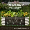 Macetero metálico transfronterizo, jardinera galvanizada para exteriores, bancal, caja especial para cultivar verduras, maceta de hierro, caja para plantar verduras