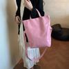 Bolso Tote de Cuero Suave de Gran Capacidad Estilo Ins 2025 Primavera y Verano Bolso Cubo Distintivo Bolso de Hombro Cruzado Transfronterizo