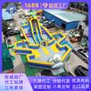 Ciudad de Diversión Inflable en el Atrio del Centro Comercial Diseño de Combinación Modular Estructura a Prueba de Viento y Estable Actividades de Tráfico Comercial