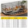 Gallinero Automático Ponedor, Jaula Plegable para Criar Pollos, Jaula Ponedora Doméstica para Pollos, Jaula de Granja para Criar Pollos, Jaula de Hierro para Criar Gansos y Patos