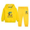 Traje para Niño Primavera y Otoño 2024 Otoño Nuevo Sudadera Deportiva con Capucha de Dos Piezas para Niños Ropa de Otoño Guapa para Niño