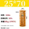 Padrão Japonês Resistente a Altas Temperaturas Mola de Molde Mola de Compressão Doméstica 65Mntf Fio Plano Compressão Retangular Alta Elasticidade Alta Resiliência
