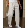 Pantalones casuales holgados de moda versátiles de verano para hombre de comercio exterior, pantalones deportivos rectos multibolsillos al por mayor