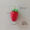 Fatias de Frutas Simuladas, Frutas Pequenas Fatias de Maçã, Fatias de Limão, Fatias de Manga Melancia, Fatias de Pêssego Macaco, Modelo de Amora Framboesa