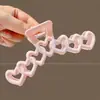 Presilha de Cabelo com Toque de Luxo, Presilha Grande de Tubarão para a Parte de Trás da Cabeça, Grampo de Cabelo com Laço para Penteados Presos, Adequado para Cabelos Grossos