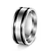 Anillo de Cruz de Moda Europea y Americana Más Vendido de Amazon Acero Inoxidable para Hombre Acero de Titanio Mate Joyería al por Mayor