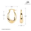 Brincos de Argola Novos de Prata Esterlina S925 Europeus e Americanos, Argolas Simples Lisas, Argolas Vazadas Criativas, Joias da Moda de Nicho