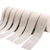 Leggings de algodão branco com borda Marching Drift com padrão de bolsa de borda Roupas Fita de algodão Tecido espinha de peixe com algodão artificial e estilo de linho