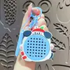 Llavero de Tablero de Dibujo Magnético Creativo de Dibujos Animados Lindo para Aliviar el Estrés Llavero Lindo Tablero de Escritura Juguete para Niños Colgante para Mochila Escolar