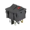 Suministro Kcd5 Interruptor Tipo Barco Interruptor Basculante de Cuatro Patas con Luz 21*25 Interruptor Tipo Barco de Tres Velocidades 19*22