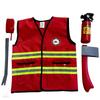 Chaleco de Bombero para Niños de Halloween Chaleco de Ingeniería Chaleco Militar Chaleco de Pirata Chaleco de Policía Ropa Profesional para Niños
