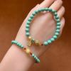 Pulsera vintage de magnesita turquesa de un círculo pulsera turquesa antigua mujeres enviar novias novia joyería de mano al por mayor