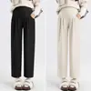 Pantalones de maternidad para primavera y otoño, pantalones casuales para usar al aire libre, talla grande, no apretados durante el embarazo, pantalones deportivos de pierna ancha, ropa de maternidad petite