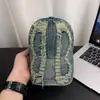 Novo Chapéu de Sol Estilo Coreano Desgastado, Boné de Beisebol de Jeans Lavado Vintage para Mulheres, Boné Duckbill de Aba Larga para Afinar o Rosto para Homens