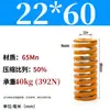 Padrão Japonês Resistente a Altas Temperaturas Mola de Molde Mola de Compressão Doméstica 65Mntf Fio Plano de Alta Resistência Compressão Retangular Alta Elasticidade