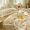 Funda de almohada de gasa de doble capa, mullida, 100% algodón, Clase A, Par de fundas de almohada 100% algodón, 48*74 cm, Funda interior para núcleo de almohada para niñas