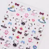 Caixa de lentes de contato adesivos decorativos série popular kitty adesivos 3D para unhas gafanhoto isqueiro adesivos DIY